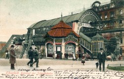 EEEc oN Elberfeld Bahnhof der Schwebebahn (1904)