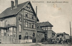 HLC 1376 Gruß aus Dorndorf Bahnhofsgebäude (1928)