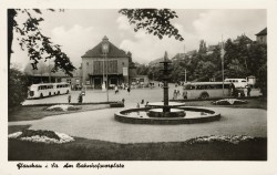 RKZ  6911 Glauchau Bahnhofsvorplatz (1956)