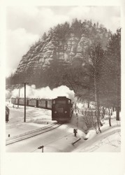 SWZ oN Oybin Schmalspurbahn im Winter