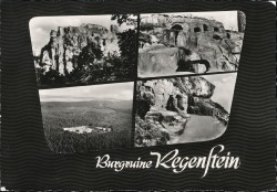 06aVHK  2367H Burgruine Regenstein (1961)
