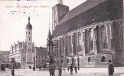 LKL 103 Guben Hauptkirche und Rathaus