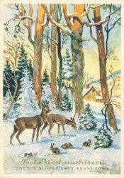 QKCc 3671 Frohe Weihnachtszeit (1958)