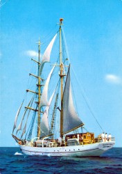 06bAVKc 06-01-0001 Segelschulschiff Wilhelm Pieck
