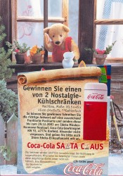 MGBc 13 Coca-Cola Gewinnspiel 2001 mit Teddy