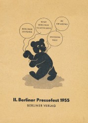 BVB Einband B 1 Ulla Berliner Pressefest 1955