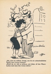 BVB Serie I B 7 Ulla zeichnet in der Berliner Zeitung (1954)