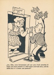 BVB Serie II B 2 Ulla zeichnet in der Berliner Zeitung (1954)