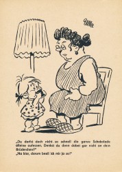 BVB Serie IV B 1 Ulla zeichnet in der Berliner Zeitung (1954)