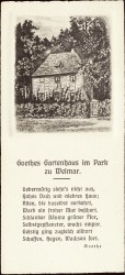 #LZ Weimar Goethes Gartenhaus