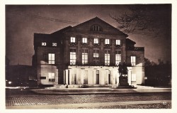 ASW  63 Weimar Deutsches Nationaltheater bei Nacht