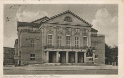 BHK  3567 Weimar deutsches Nationaltheater b