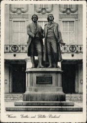 BHK 58159 Weimar Goethe- und Schiller-Denkmal