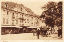 BIW 21 Weimar Karlsplatz mit Fürstenhof -hs BIW 21 Weimar Karlsplatz mit Fürstenhof -hs