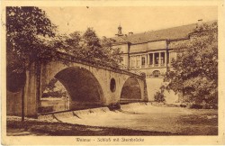 BIW 521 Weimar Schloß mit Sternbrücke BIW 521 Weimar Schloß mit Sternbrücke