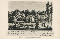 BIW 558 Weimar Goethes Gartenhaus zu Goethes Zeit