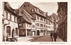 BIW 615 Weimar Jacobstraße mit Kirms-Krackowhaus -hs BIW 615 Weimar Jacobstraße mit Kirms-Krackowhaus -hs