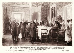 BIW 701 Weimar Schloß Belvedere Teestunde 1926 -hs BIW 701 Weimar Schloß Belvedere Teestunde 1926 -hs