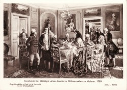 BIW 705 Weimar Teestunde im Wittumspalais 1783 -gs
