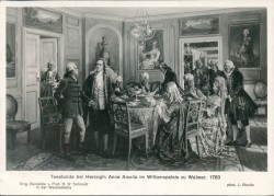 BIW 705 Weimar Teestunde im Wittumspalais 1783 -smw