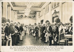 BIW 70x Weimar Eröffnung Hoftheater 1908 -smw BIW 70x Weimar Eröffnung Hoftheater 1908 -smw