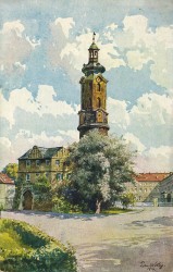 BIWc 1008 Weimar Schloß mit Bastille BIWc 1008 Weimar Schloß mit Bastille