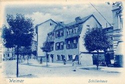 DTL  1580 Weimar Schillerhaus (Minikarte)