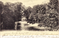 DTL 20160 Weimar Ilmwehr und Schlossbrücke -hs DTL 20160 Weimar Ilmwehr und Schlossbrücke -hs