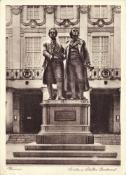 ERW oN Weimar Goethe-und Schiller-Denkmal