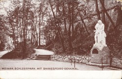 ESW   174 Weimar Schlosspark Shakespeare-Denkmal (1905)