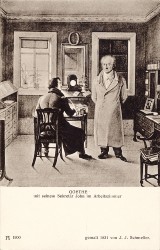 FAM 1800 Weimar Goethe im Arbeitszimmer