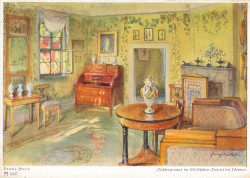FAMc 6567 Weimar Huth Schloß Tiefurt Dichterzimmer FAMc 6567 Weimar Huth Schloß Tiefurt Dichterzimmer