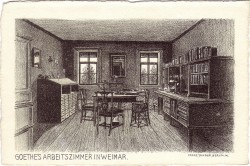 FJB oN WEIMAR GOETHES ARBEITSZIMMER a