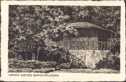 FJB oN WEIMAR Goethes Borkenhäuschen FJB oN WEIMAR Goethes Borkenhäuschen