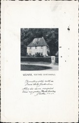 FRD    268 WEIMAR Goethes Gartenhaus