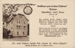 FSE oN Weimar Gasthaus zum weißen Schwan b FSE oN Weimar Gasthaus zum weißen Schwan b