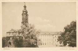 FWL 271 407 Weimar Schloß mit Bastille FWL 271 407 Weimar Schloß mit Bastille