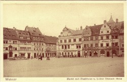 FWL 271 414 Weimar Markt mit Stadthaus