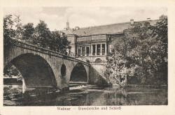 GVD 5483 Weimar Sternbrücke und Schloß GVD 5483 Weimar Sternbrücke und Schloß