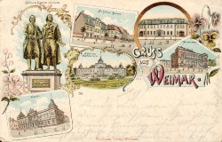 HTWc 2767 Weimar GRUSS AUS WEIMAR