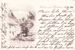 JSW 370 Weimar Gruss aus Weimar Wallendorfer Mühle -hs JSW 370 Weimar Gruss aus Weimar Wallendorfer Mühle -hs