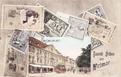 KBEc 554 Weimar Tausend Grüsse aus Weimar -hs KBEc 554 Weimar Tausend Grüsse aus Weimar -hs