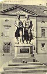 KNH 112 19 Weimar Goethe-Schiller-Denkmal