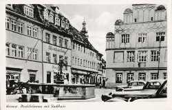 KVL 3125 Weimar Marktbrunnen mit Stadthaus
