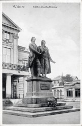 LCG 18744 Weimar Schiller-Goethe-Denkmal -he