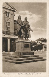LHW oN Weimar Goethe- und Schiller-Denkmal
