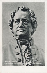 LHW oN Weimar Goethe-Kopf des Denkmals