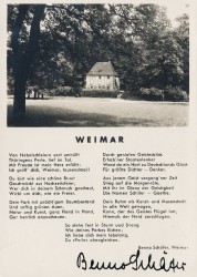 LHW oN Weimar Goethes Gartenhaus Gedicht von Schäfer LHW oN Weimar Goethes Gartenhaus Gedicht von Schäfer