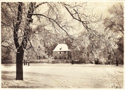 LHW oN Weimar Goethes Gartenhaus im Winter