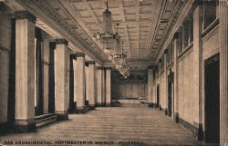 LHW oN Weimar Grossherzogl Hoftheater Foyersaal
